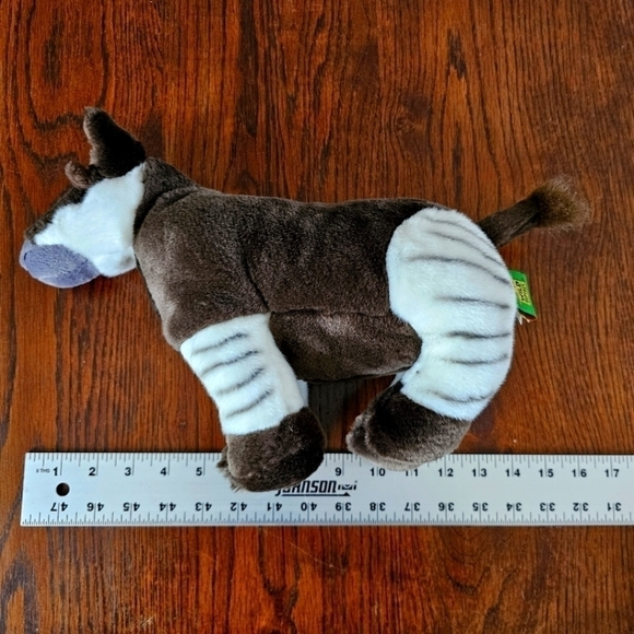 Wild Republic Endangered Okapi Stripe Plush Stuffed Animal, Stuffy, Plushie - Picture 8 of 11